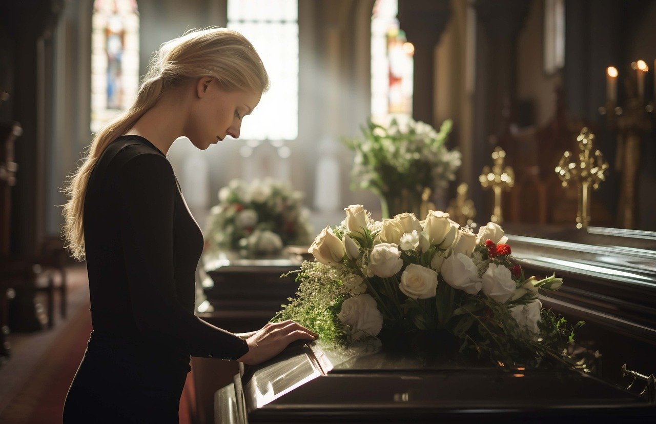 funeral, nature, flowers, beautiful flowers, flower wallpaper, flower background, woman, grief
